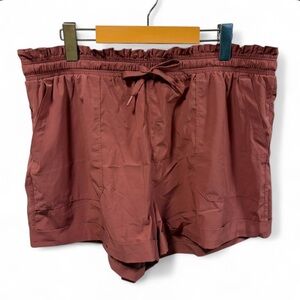 Mondetta Dusty Rose Drawstring Shorts